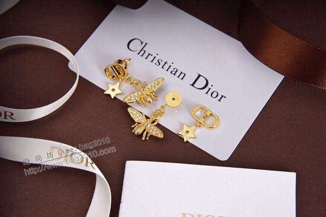 Dior飾品 迪奧經典熱銷款CD蜜蜂耳釘  zgd1080